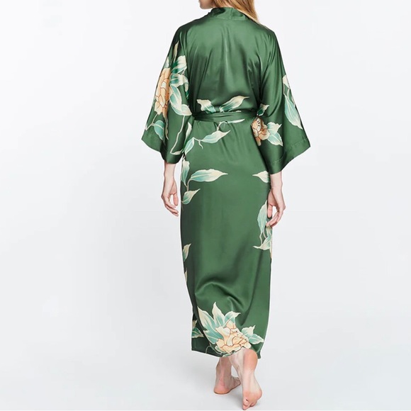 Kim+ONO AIMI LONG KIMONO ROBE OS - Picture 3 of 13